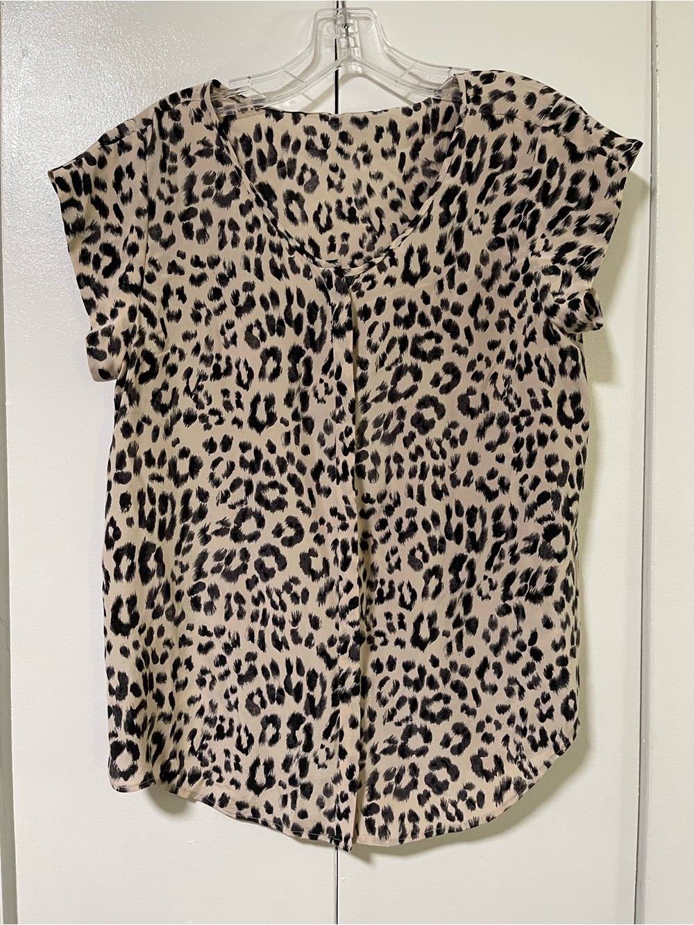 Joie Leopard Print Blouse
